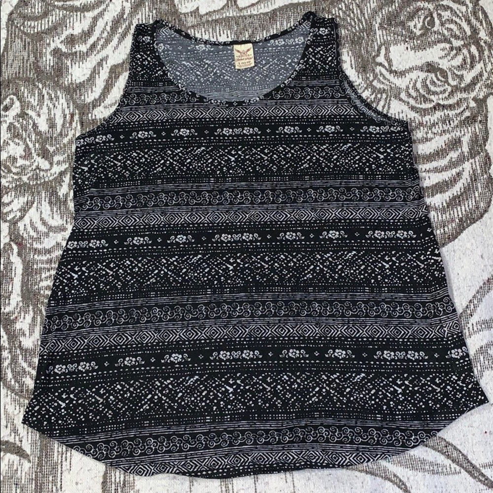 Black tank top